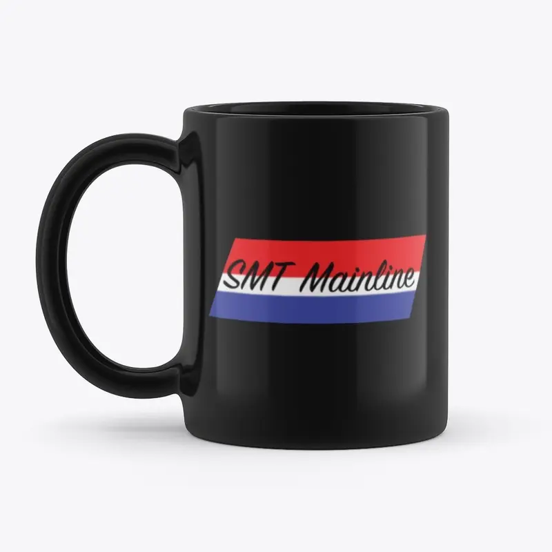 SMT Mainline Black Coffee Mug